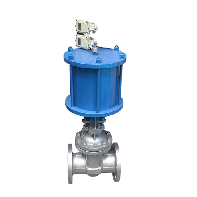 Pneumatic gate valve